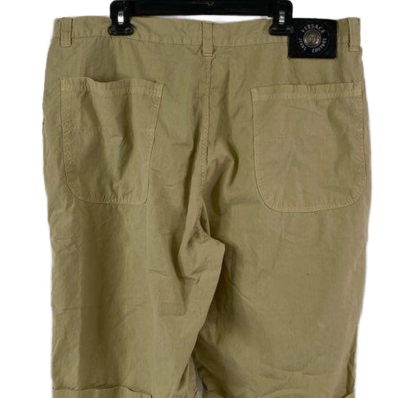 Khaki Versace Shorts w/ COA - Size 40 - Picture 2 of 7
